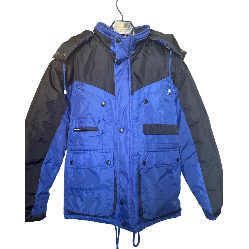 VTG Siberian Expeditions Functional Outerwear Winter Down Puffer Hooded Jacket M